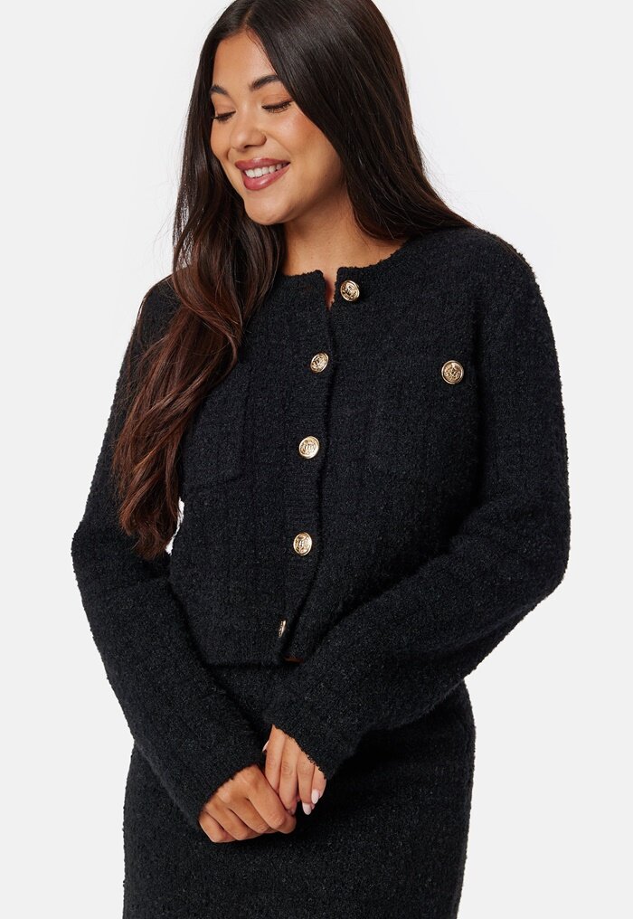 BUBBLEROOM Button Knitted Jacket