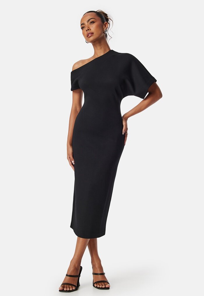 BUBBLEROOM Asymmetric Midi Dress