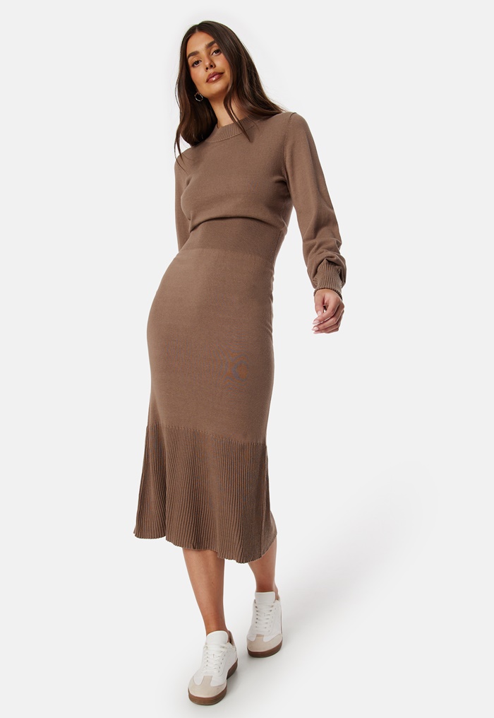 BUBBLEROOM Fine Knitted Turtle Neck Dress