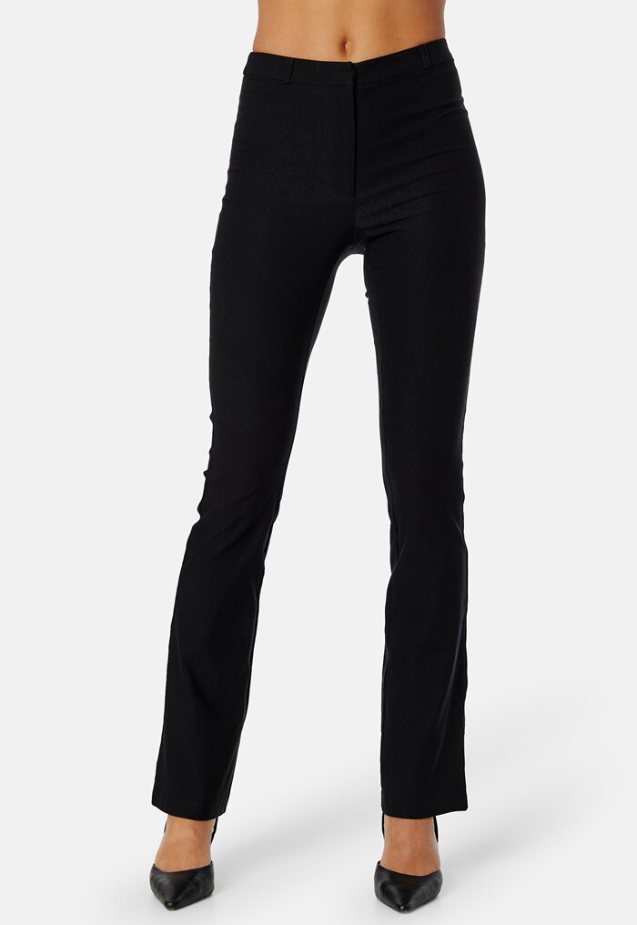 BUBBLEROOM Everly High Waist Stretchy Flared Trousers