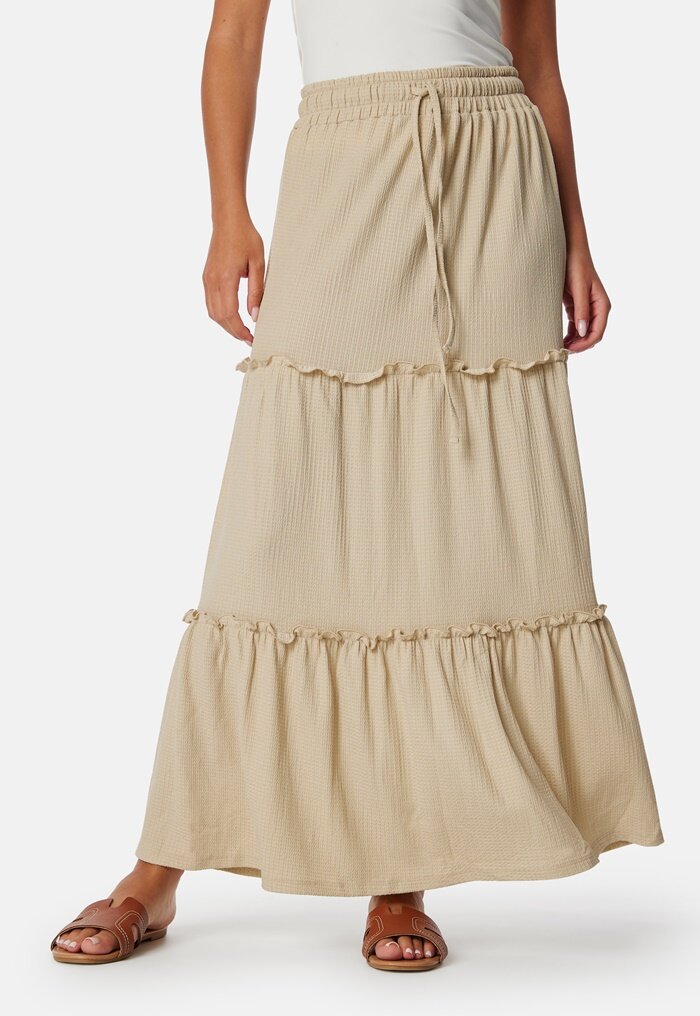 BUBBLEROOM Flounce Maxi Skirt