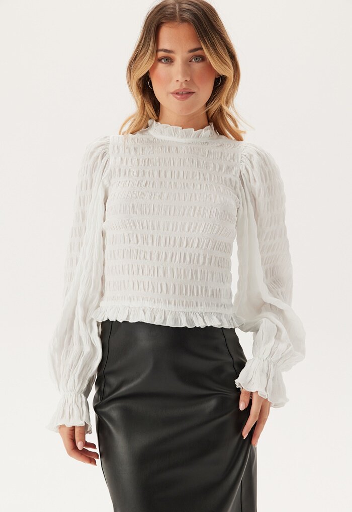 BUBBLEROOM Frill Structured Blouse