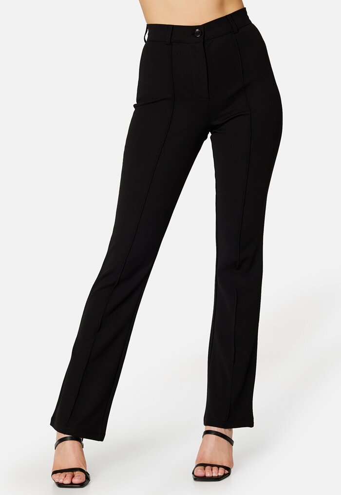 BUBBLEROOM Soft Flared Suit Trousers