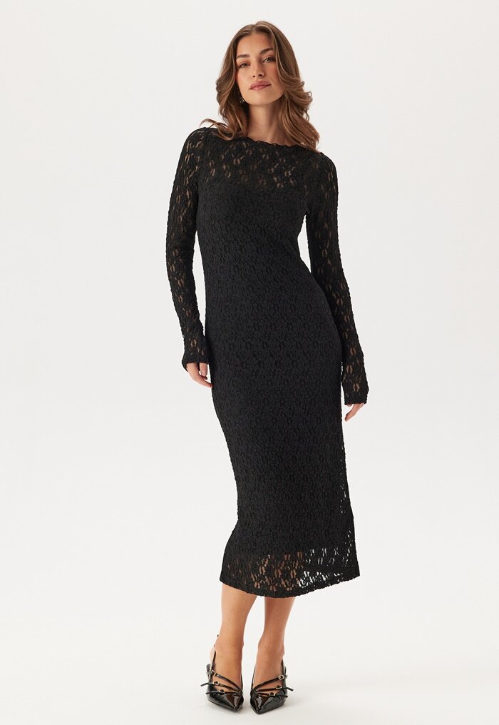 BUBBLEROOM Lace Midi Dress