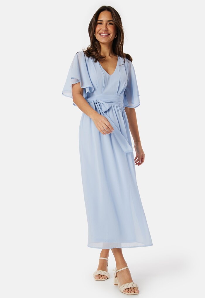 Bubbleroom Occasion Butterfly Sleeve Midi Dress