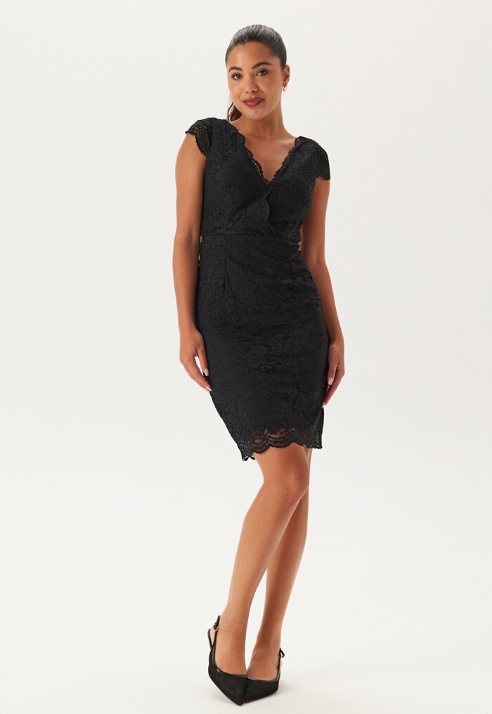 Bubbleroom Occasion V-neck short lace Dress