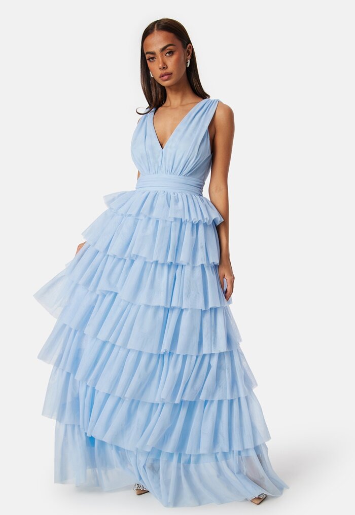 Bubbleroom Occasion Tulle Frill Gown