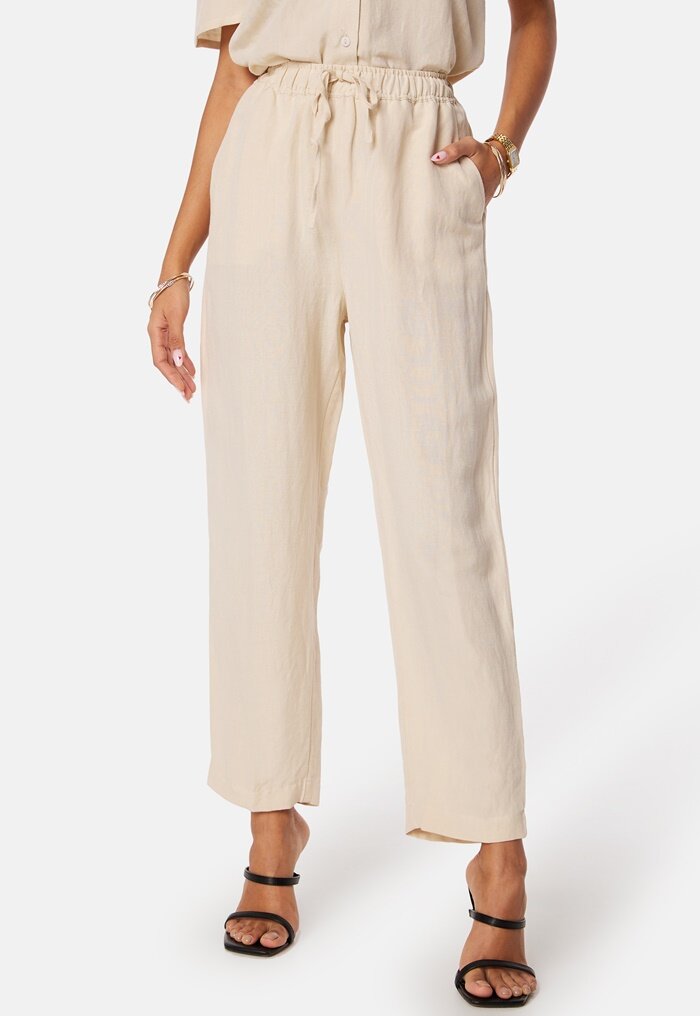 BUBBLEROOM Linen Blend Pants