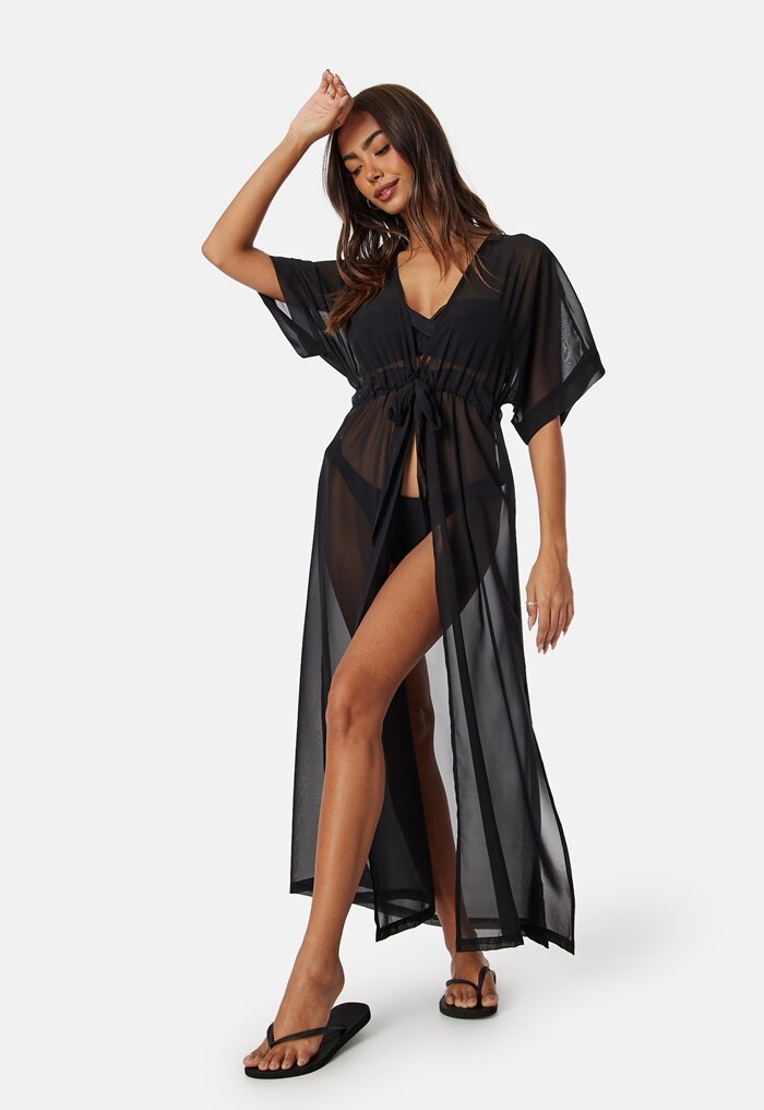 BUBBLEROOM Maxi Slit Beach Dress