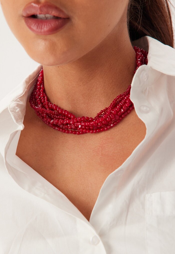 BY JOLIMA Biot Necklace Red