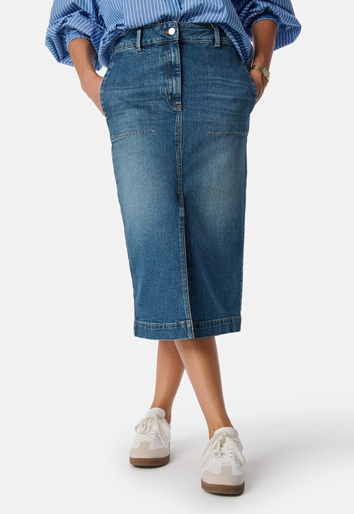 GANT Denim Slit Skirt