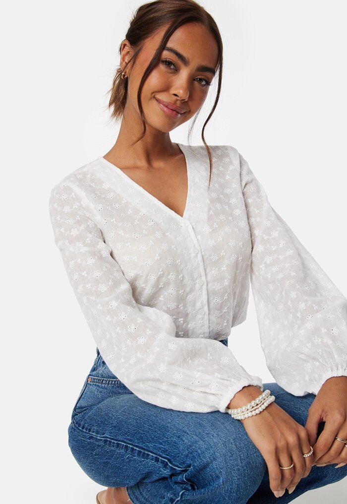 Happy Holly Nisha Broderie Anglaise Blouse