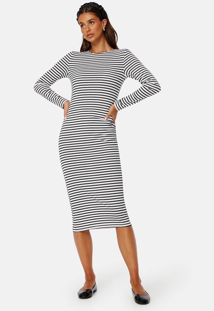 Pieces Joselynn LS Midi Dress