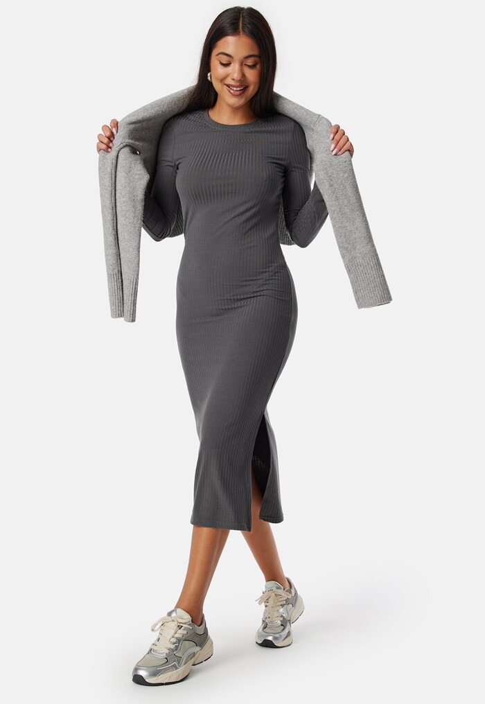 Pieces Kylie O-Neck Midi Dress