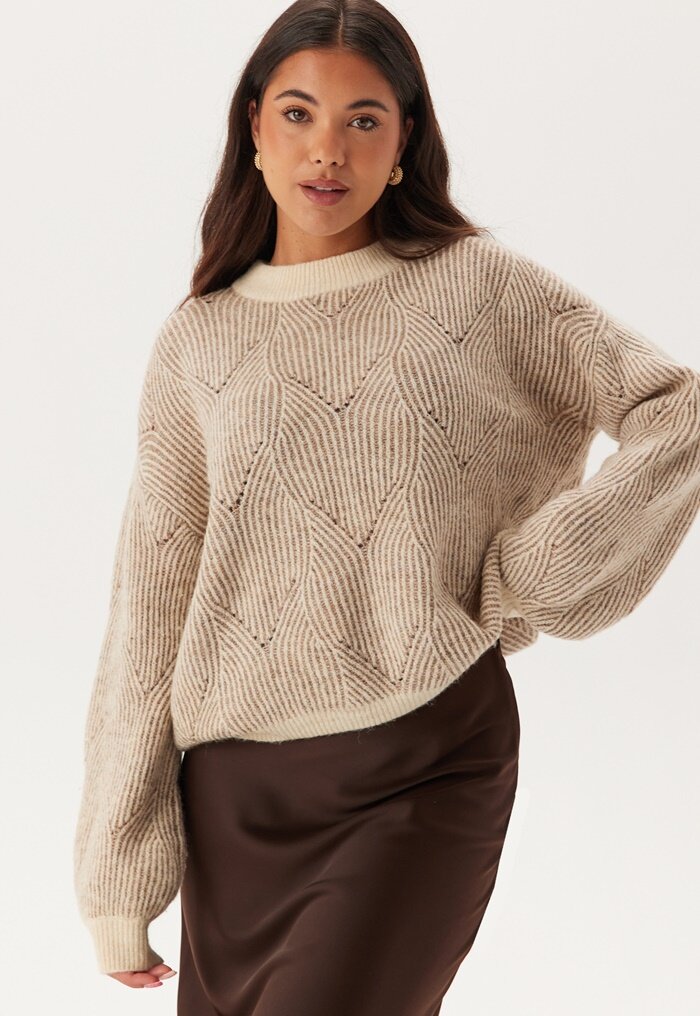 Pieces Pcjenna LS O-neck knit