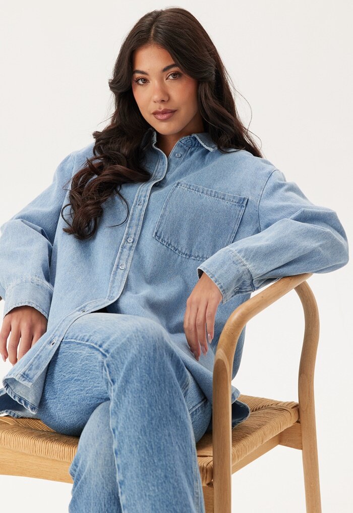 Pieces Pcmaisie Ls Denim Shirt