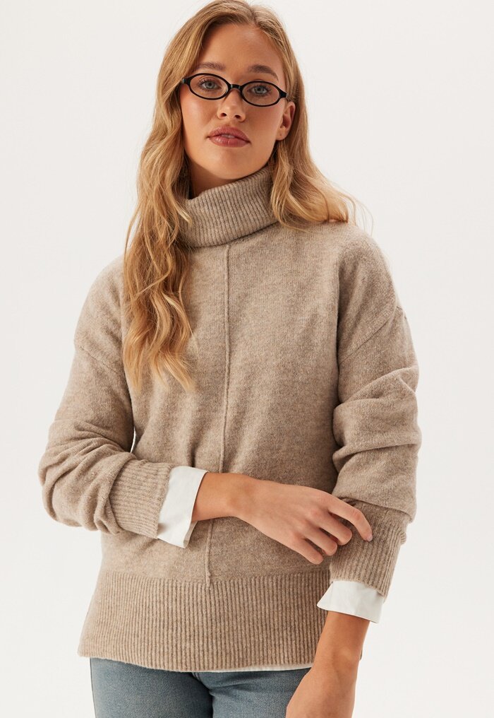 Pieces Pcmalou Ls Rollneck Knit