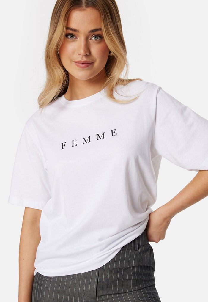 SELECTED FEMME Slfvilja SS printed tee