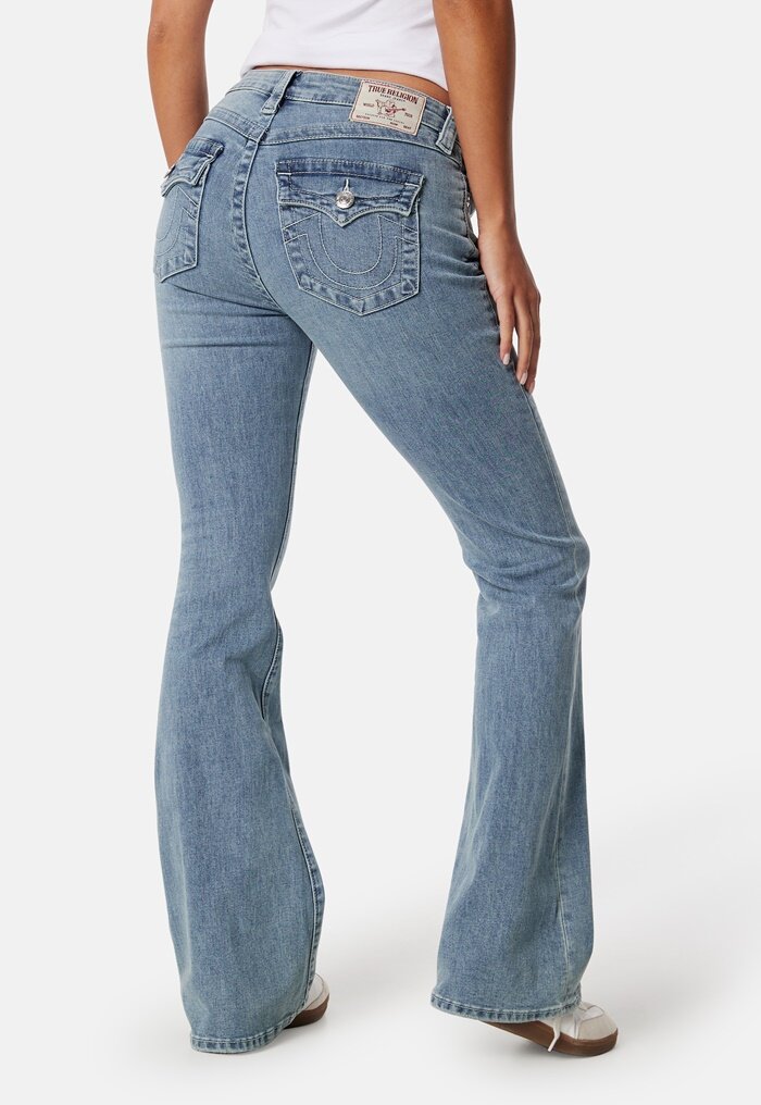 True Religion Becca Mid Rise Bootcut Flap