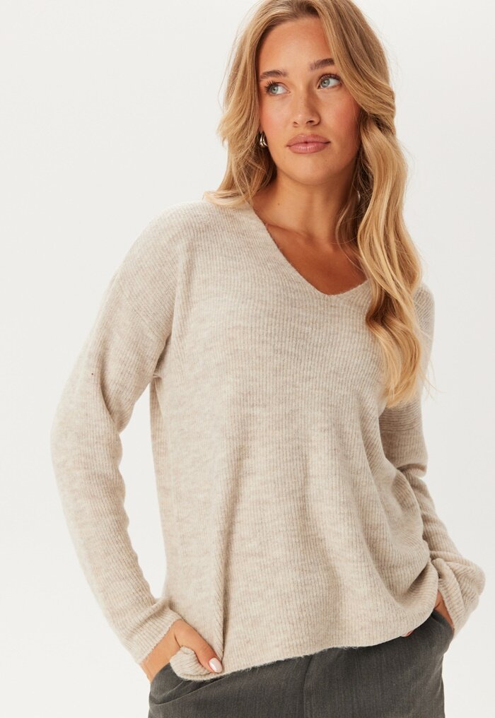 VERO MODA Vmcrewlefile V-Neck Pullover