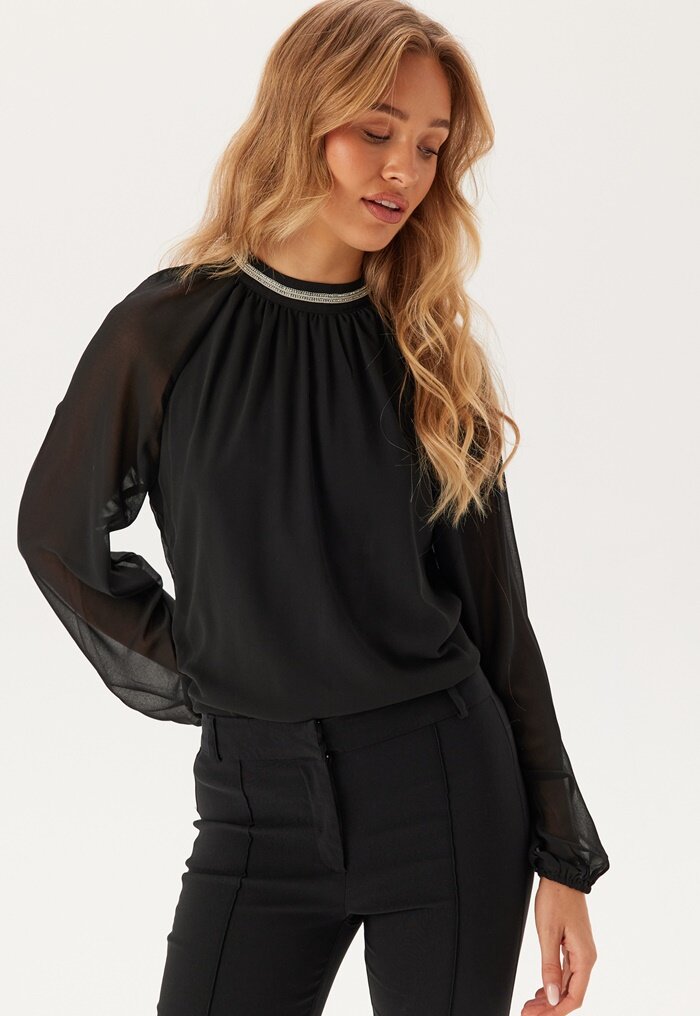 VILA Vianlis High Neck L/S TOP TOP 