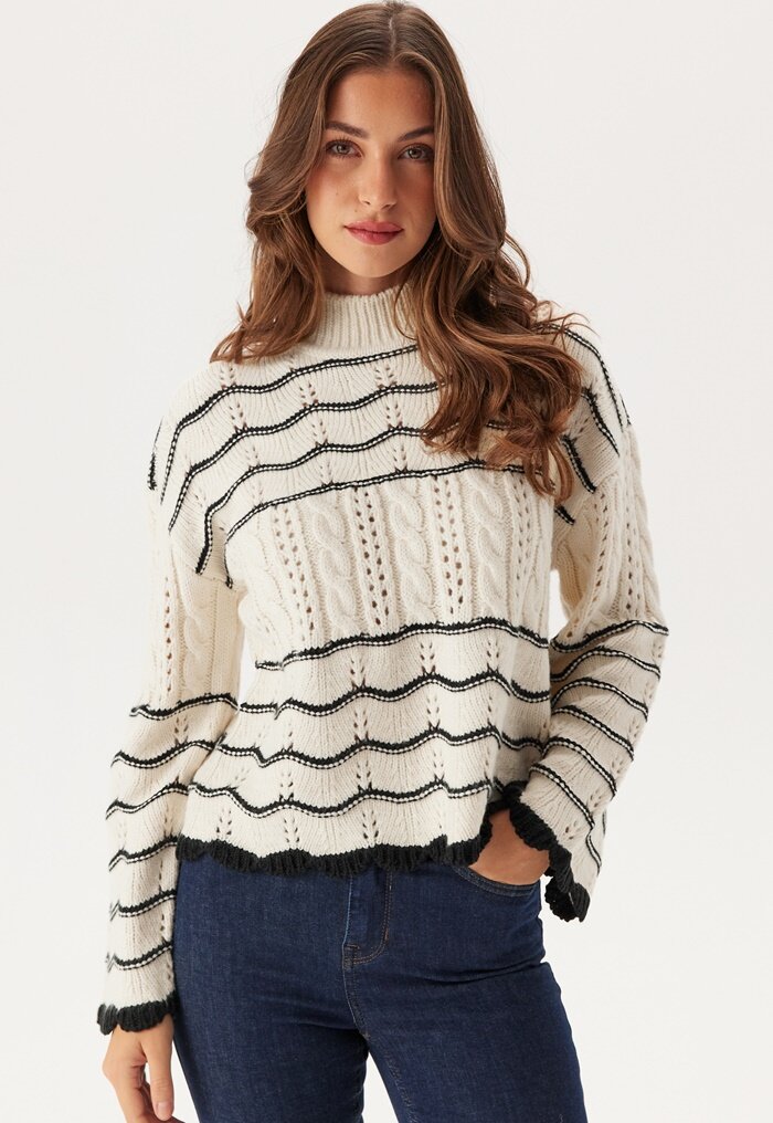 VILA Viovirina High Neck L/S CABLE 