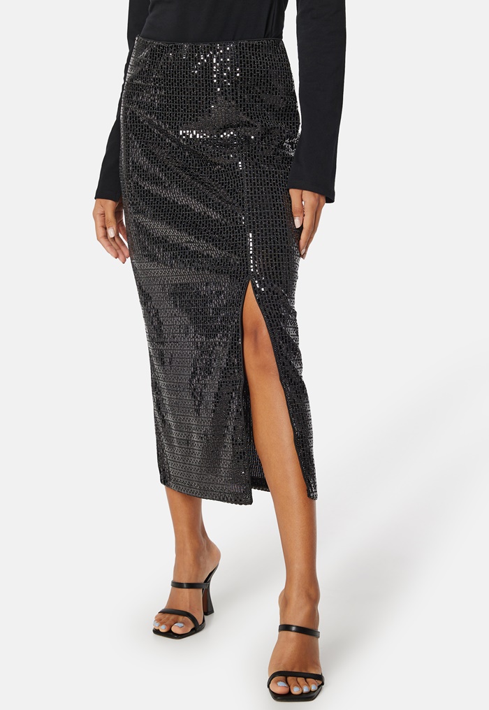 YAS Darkness HW Midi Skirt