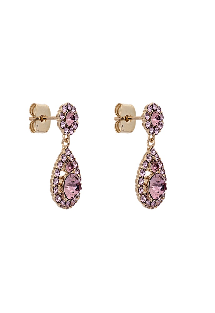 LILY AND ROSE Petite Sofia Earrings Rose Peach - Bubbleroom