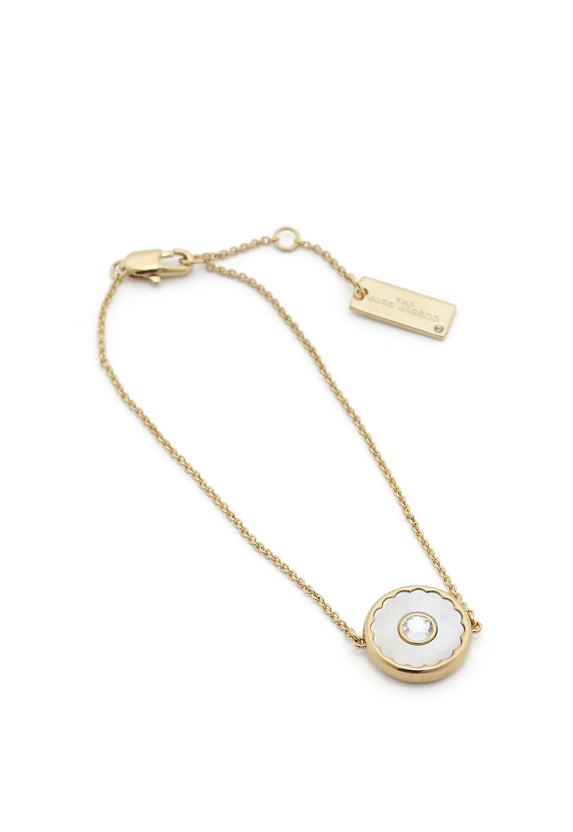 gispende tilskuer Folde Marc Jacobs (THE) The Medallion MOP bracelet 103 MOP/Gold - Bubbleroom